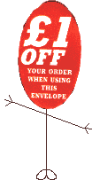 Mr £1 Off Your Order When Using This Envelope Head