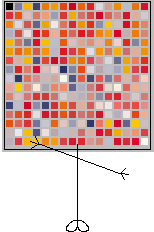 Mr Lots Of Colourful Squares Head