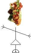 Mrs Sideways Fruit Head
