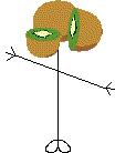 Mr Kiwi Fruit Head
